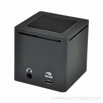 Bluetooth Speaker with Line-in Jack, Multiple Colors, Rubber Finishing, Promotional Gifts
